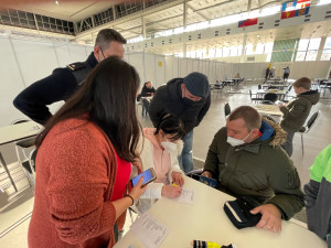 Na brněnské výstaviště míří uprchlíci z Ukrajiny. Otevřelo se tam centrum pomoci