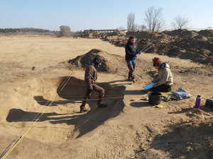 Další nálezy na trase dálnice D55. Archeologové objevili keltskou pec