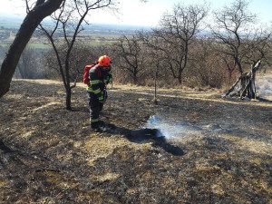 Sucho a vítr. Jižní Moravu zasáhl neobvyklý počet požárů