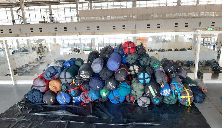 Místo pro uprchlíky na brněnském výstavišti