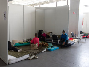 Brněnské výstaviště ubytovalo stovky Ukrajinců