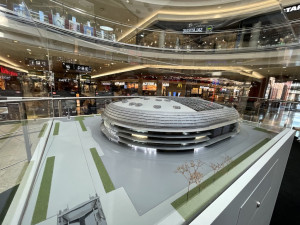 V Brně je dominantou obchoďáku 3D model vysněné hokejové haly