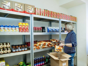 Potravinová banka na jihu Moravy vydala Ukrajincům přes 27 tun potravin