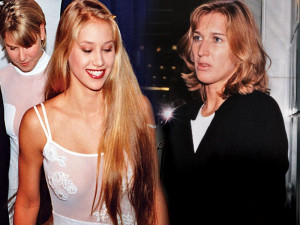 Anna Kurnikovová a Stefi Grafová na módní přehlídka