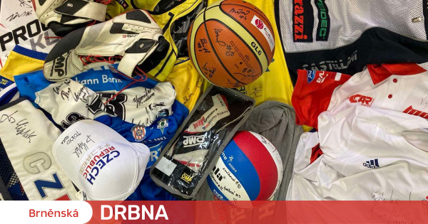 Czech athletes’ goods go to auction.  Proceeds will help children from Ukraine News Company Brněnská Drbna