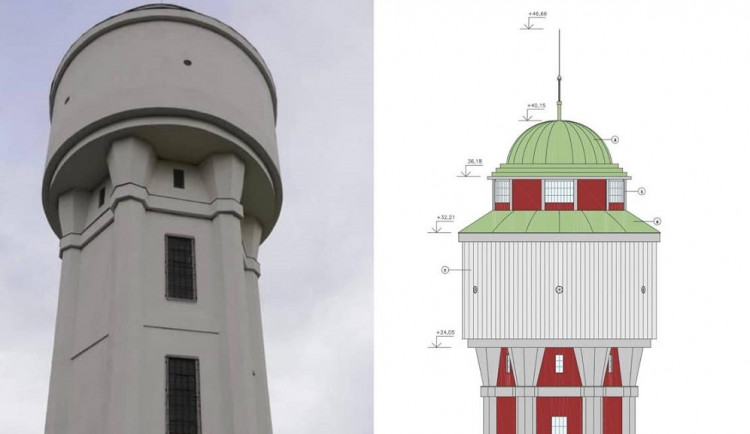 Stoletý břeclavský vodojem čeká rekonstrukce. Fasáda bude jako za první republiky