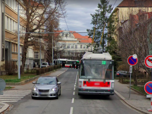Více místa pro trolejbusy i auta. Brno si zaplatí rekonstrukci Charvatské ulice