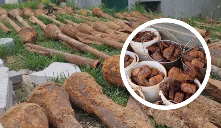 Pyrotechnici na Znojemsku likvidují pancéřové pěsti a tisíce ručních granátů