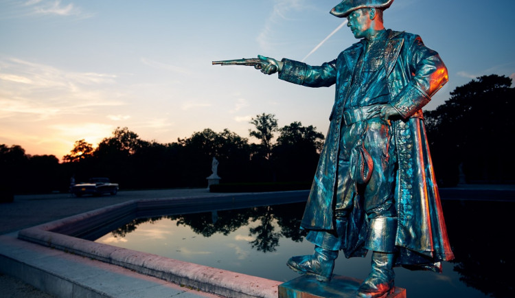 Park ve Slavkově u Brna zaplní živé sochy. Dorazí i „statický muž“ z Portugalska