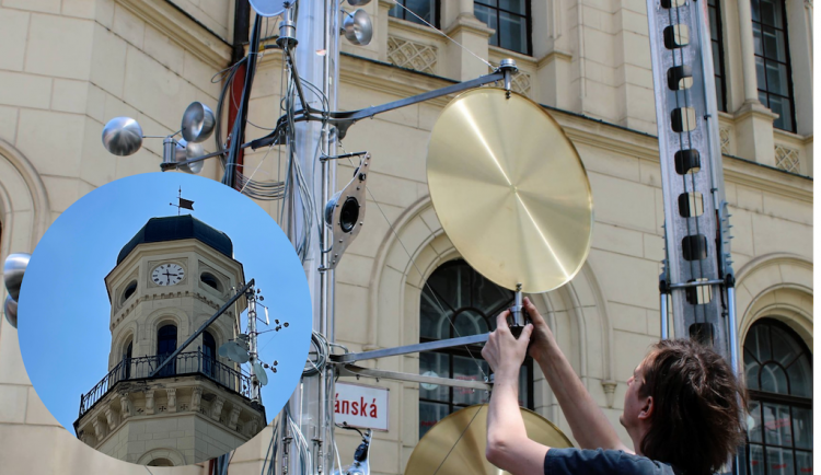 Brno obdivuje nové umělecké dílo, na které hraje vítr 