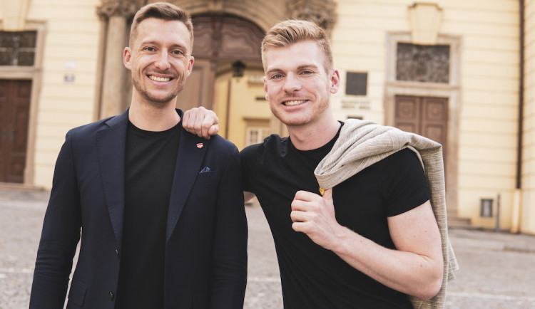 David Pokorný (zleva) a Marek Šoška
