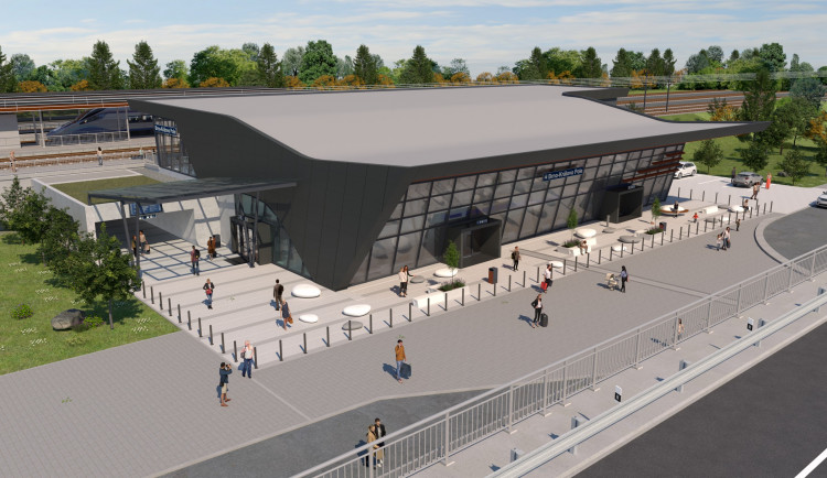 Na novém brněnském nádraží v Králově Poli přibude lávka přes Ponávku i podchod pod tratí