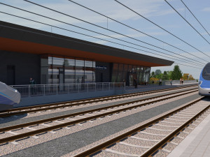 Na novém brněnském nádraží v Králově Poli přibude lávka přes Ponávku i podchod pod tratí