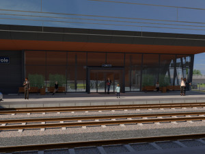 Na novém brněnském nádraží v Králově Poli přibude lávka přes Ponávku i podchod pod tratí