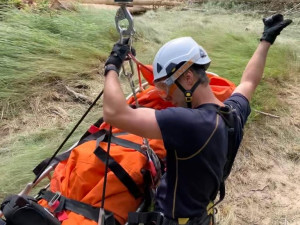 Na muže na Brněnsku spadl strom. Záchranáři k němu jeli traktorem