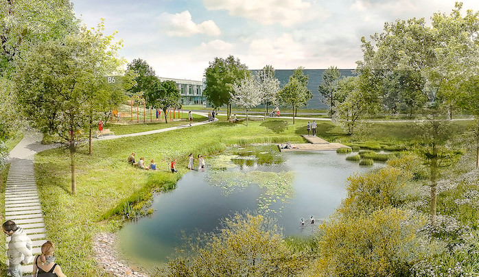 Developer CTP finišuje s přeměnou Ponávky v Brně. Chystá moderní budovu i cyklostezku