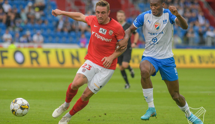 Zbrojovka vs Baník. Foto: Petr Kotala
