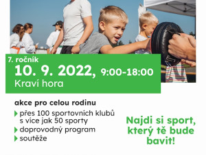 Ten pravý sport budou děti hledat na Dni náborů. Představí se jim přes sto dvacet klubů
