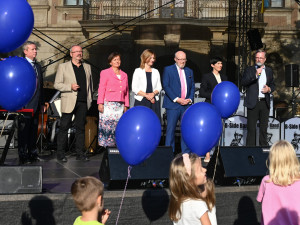 Primátorka Vaňková zahájila ostrou fázi kampaně. Do Brna ji přijel podpořit i premiér Fiala