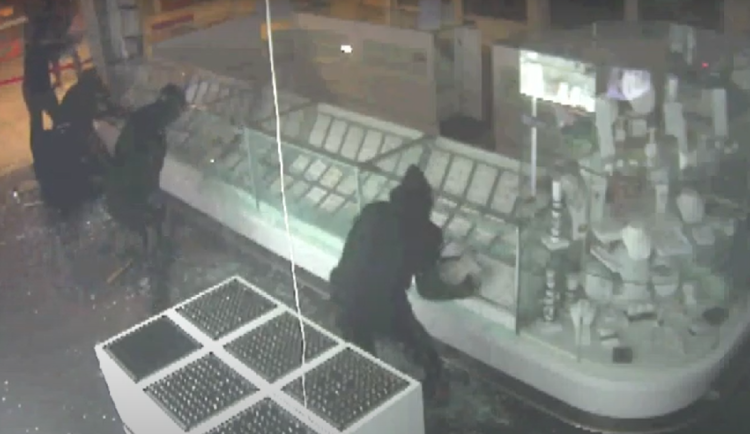 Záznam z události v brněnském klenotnictví