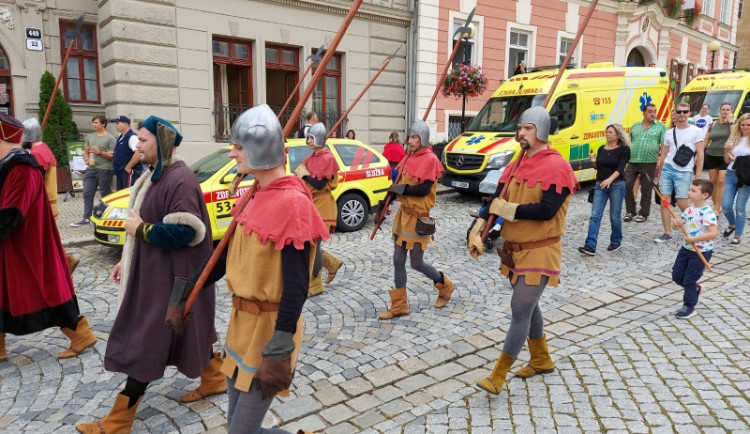 Vozy záchranářů na vinobraní