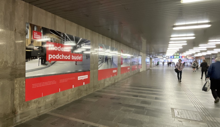 Brno se blíží proměně podchodu pod nádražím. Kritiky trápí osudy trhovců