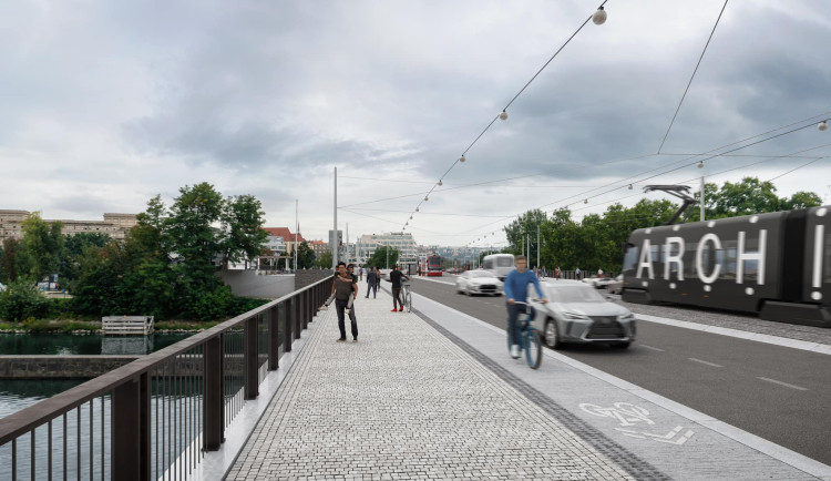 VIZUALIZACE: Hlávkův most dostane nový povrch. Rekonstrukce ale začne až za tři roky