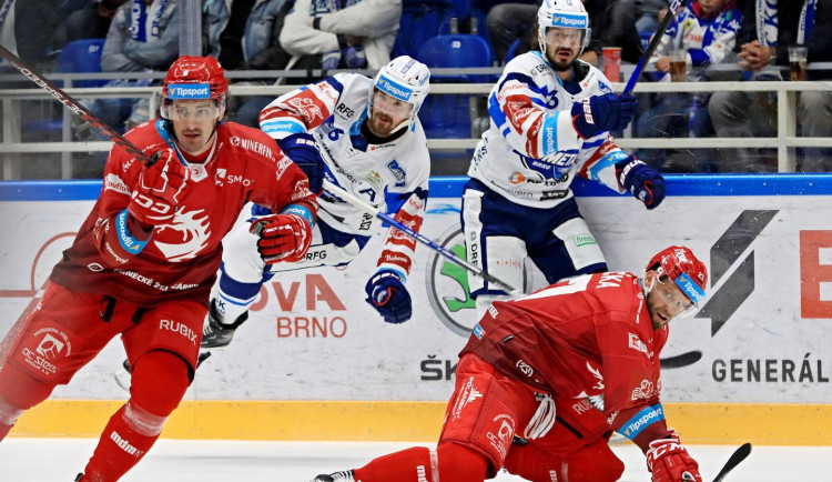 Kometa podruhé za sebou prohrála doma. Třinci podlehla 2:4