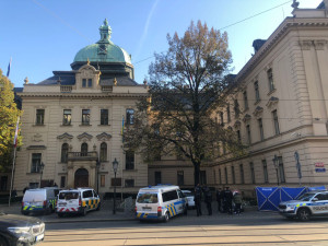 VIDEO: Muž se zastřelil před Úřadem vlády