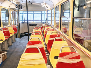 Brňané opravili retro šalinu z Prahy. Bude vozit cestující při mimořádných jízdách