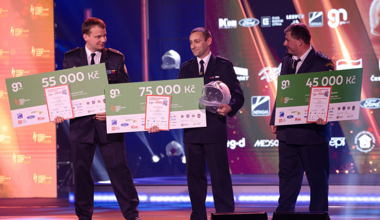 Dobrovolní hasiči převzali ocenění za svou činnost