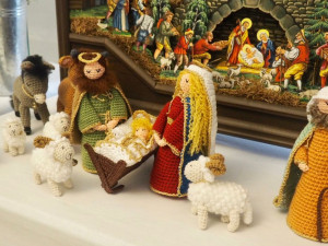 Háčkovaný betlém