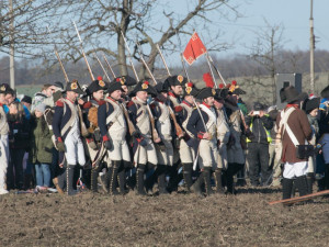 Desetitisíce lidí přijelo na rekonstrukci bitvy u Slavkova. Davy ohromil Napoleonův Lví skok