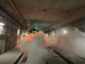 V Brně ví co dělat, když v nejdelším tramvajovém tunelu hoří šalina