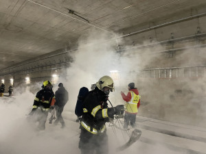 V Brně ví co dělat, když v nejdelším tramvajovém tunelu hoří šalina