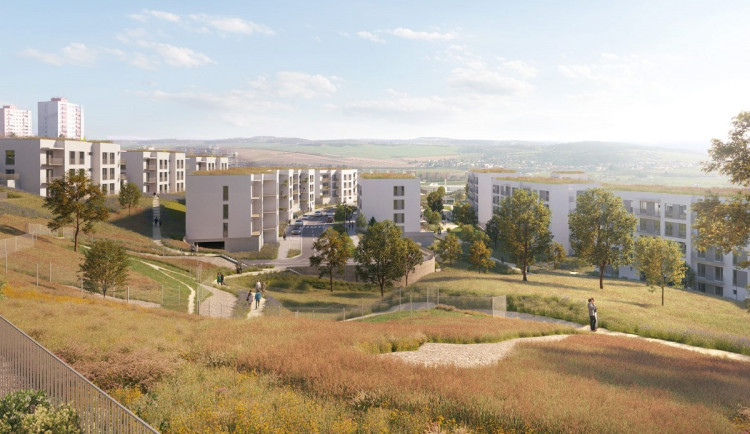 Vizualizace projektu na Kamenném vrchu