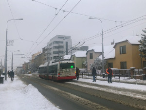 Brno se probudilo do sněhu