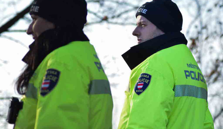 Strážníci v Brně dotlačili domů nadměrnou ženu a zvedli ze země obézního muže