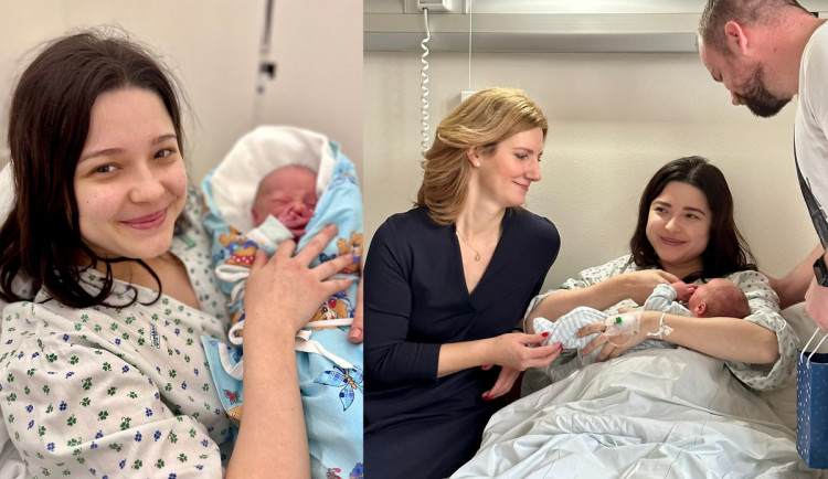 Prvním Brňákem je Vladimír, který se narodil v Nemocnici Milosrdných bratří