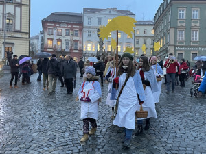 Brnem pochodovali velbloudi. Došlo až před radnici