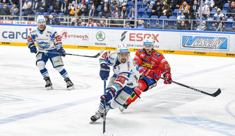 Kometa zapsala další prohru. Doma nestačila na Pardubice