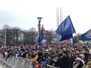 Dav v Brně vítal generála Pavla. Nenechte se zastrašit, vyzval generál