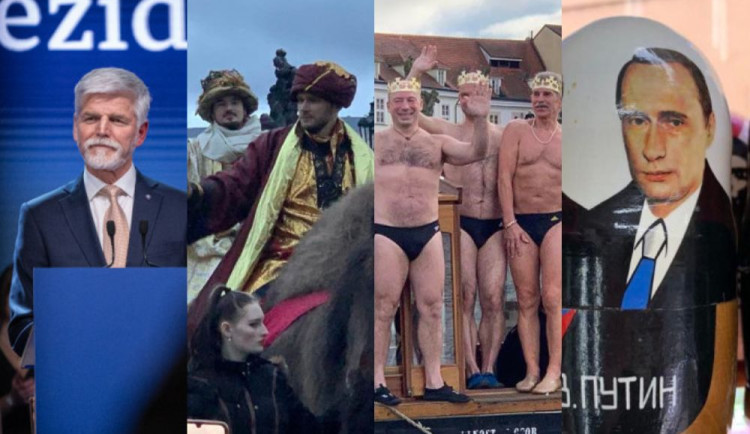 LEDEN 2023: Otužilci, Putin mezi suvenýry a hlavně prezidentské volby