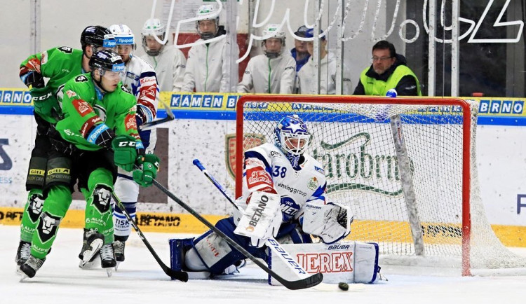 Kometa v předkole podruhé porazila Boleslav a mečbol. K výhře dovedl Brno brankář Furch