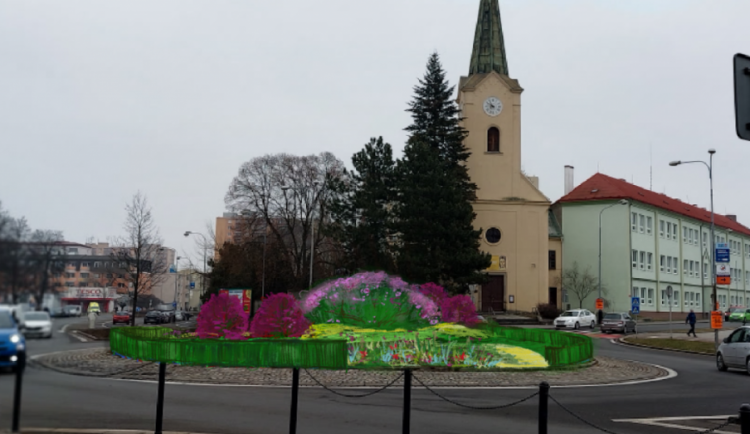 Přerov rozkvete. Město vytvoří na rušné křižovatce květinovou louku