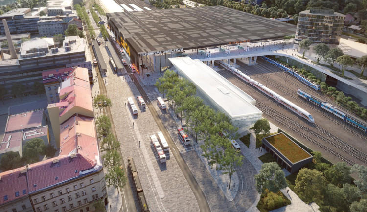 Rekonstrukce nádraží Smíchov má být hotová v roce 2028. První práce začnou letos