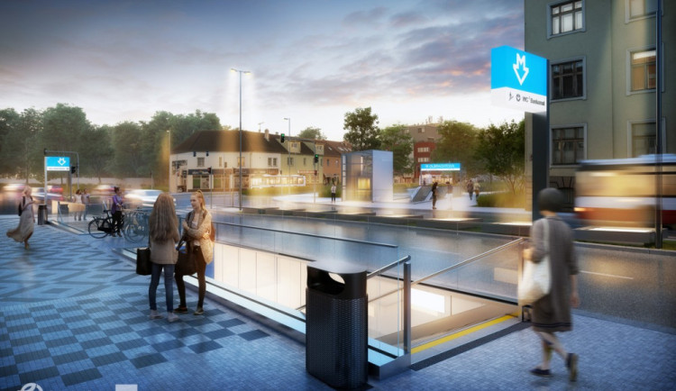 Ulice se kvůli stavbě metra D uzavře na tři roky