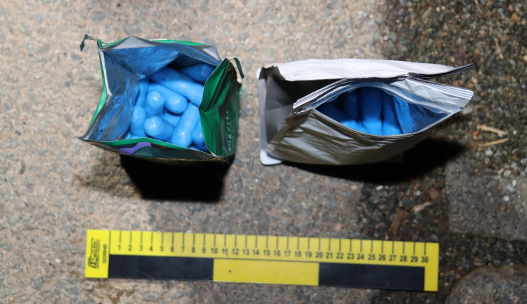 Předměty zadržené při razii