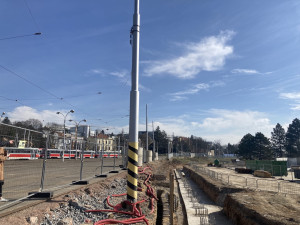 Brno buduje šalinám novou smyčku, aby měla chystaná hala zastávku