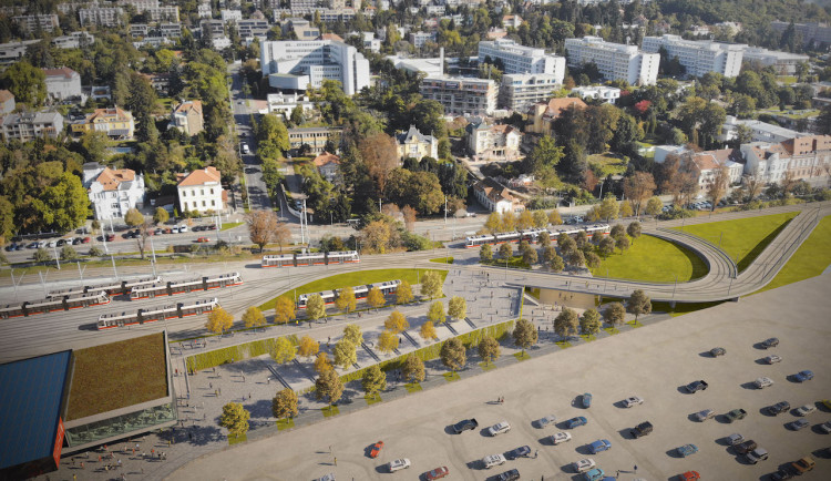 Brno buduje šalinám novou smyčku, aby měla chystaná hala zastávku